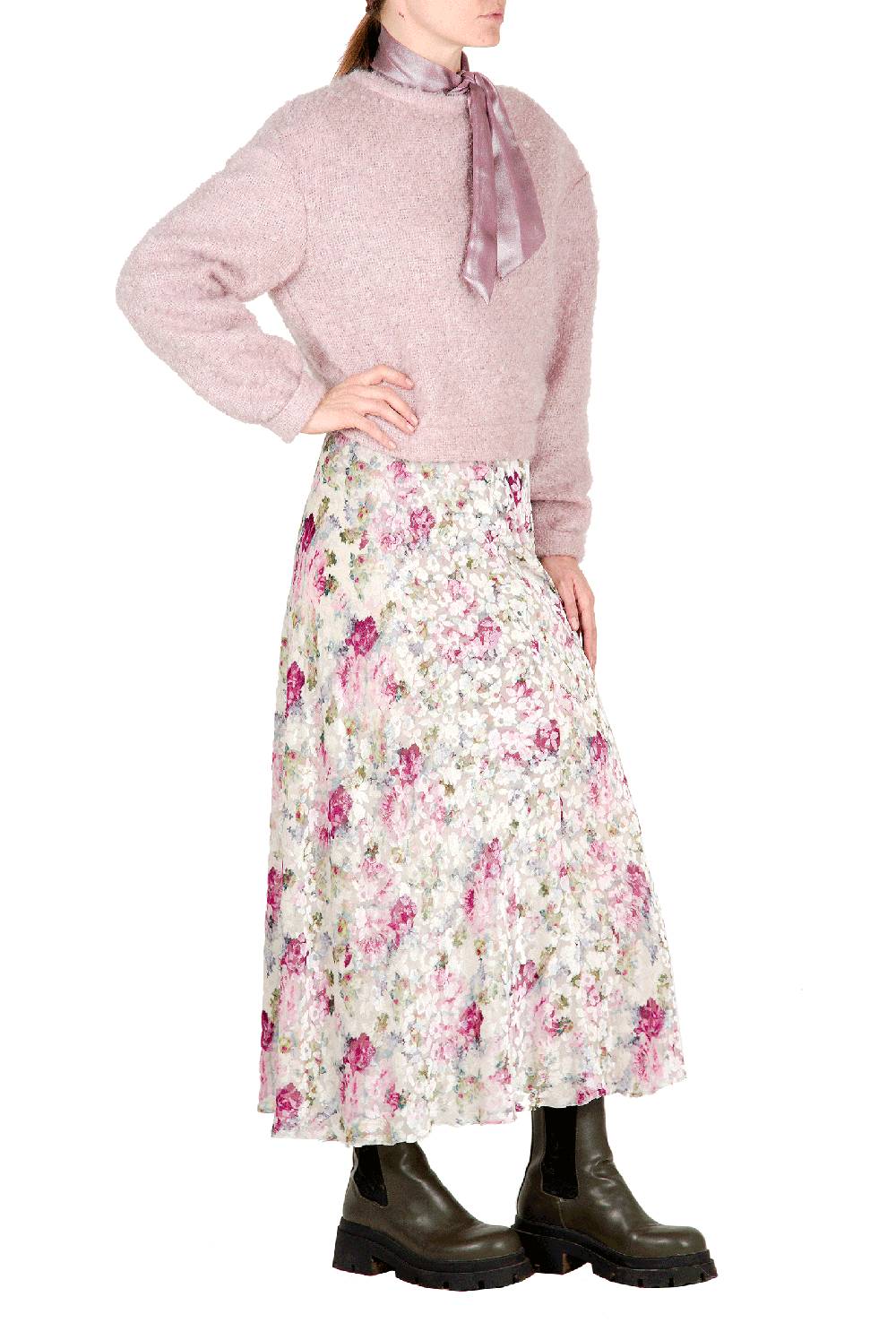Luisa Beccaria Felpa in mohair Saldi Di Fabbrica