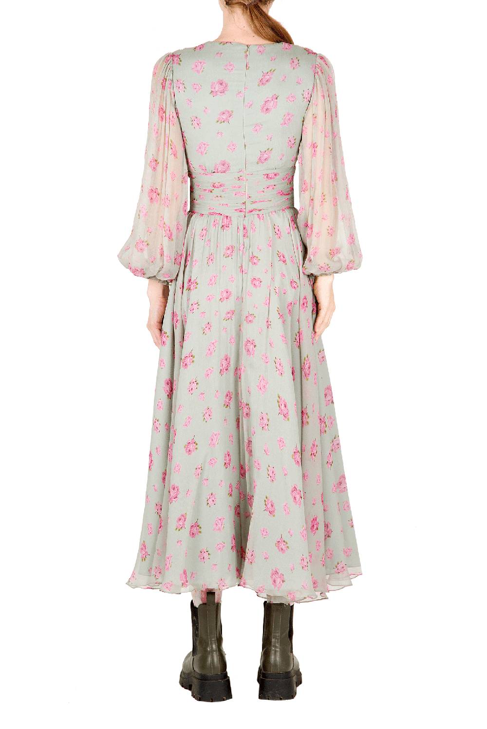 Luisa Beccaria Abito in chiffon floreale 2025