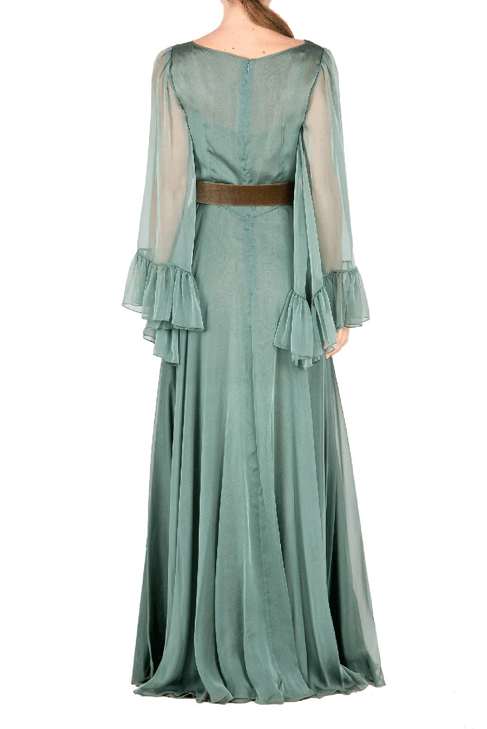 Luisa Beccaria Abito lungo in chiffon 2025