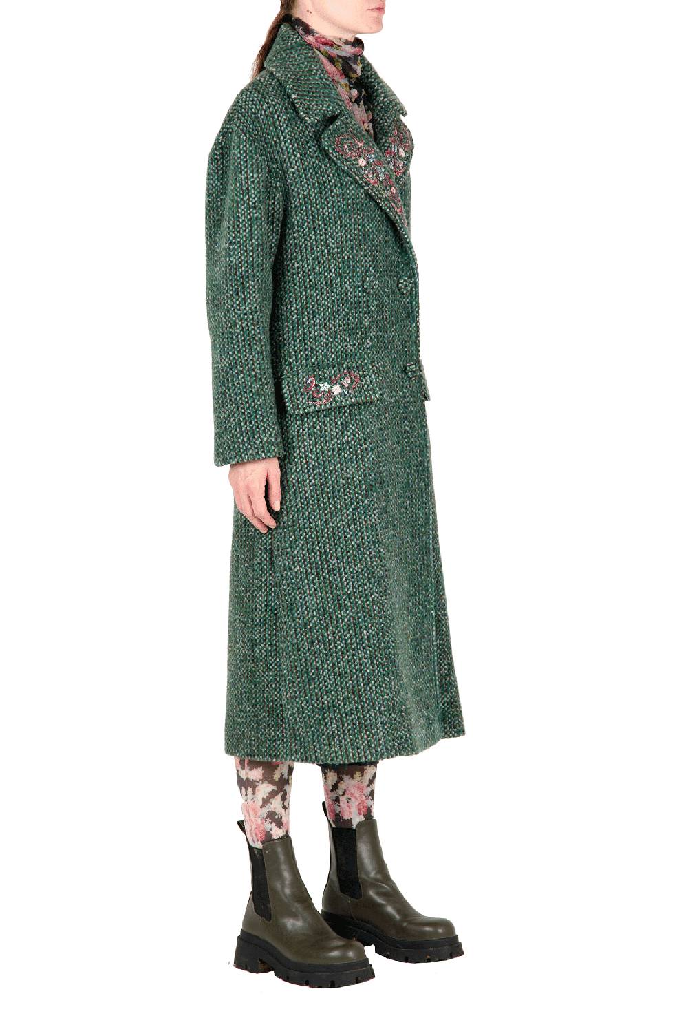 Luisa Beccaria Cappotto ricamato Soddisfazione Garantita