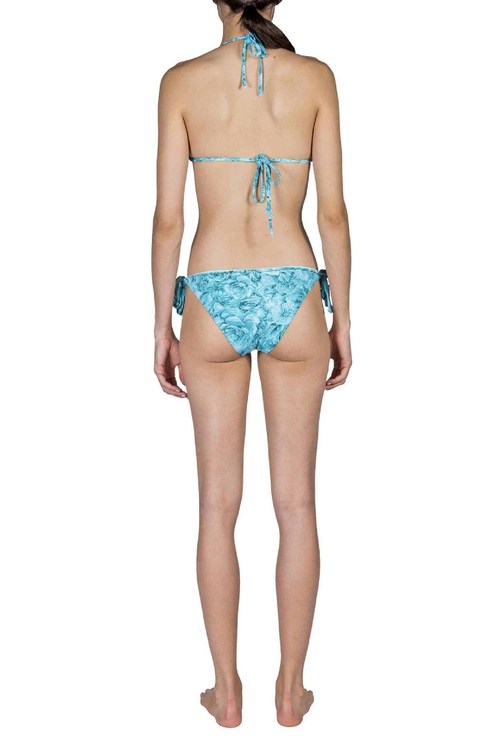 Luisa Beccaria Bikini Triangolo E Slip Turchese Nuovo