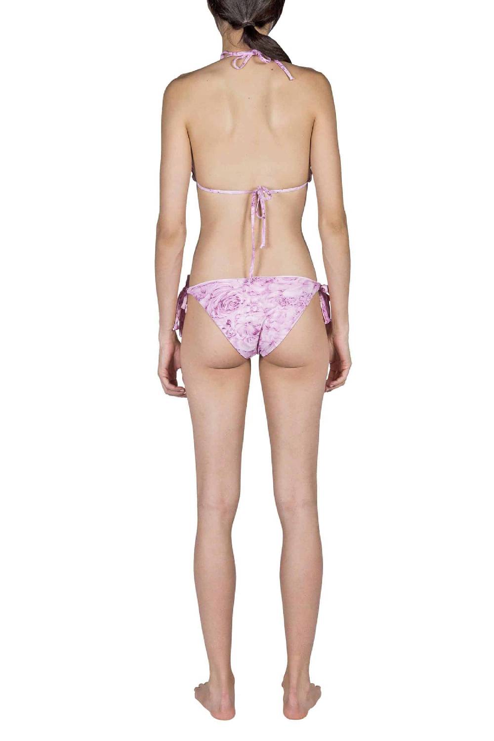 Luisa Beccaria Bikini Triangolo E Slip Rosa Rose Soddisfazione Garantita