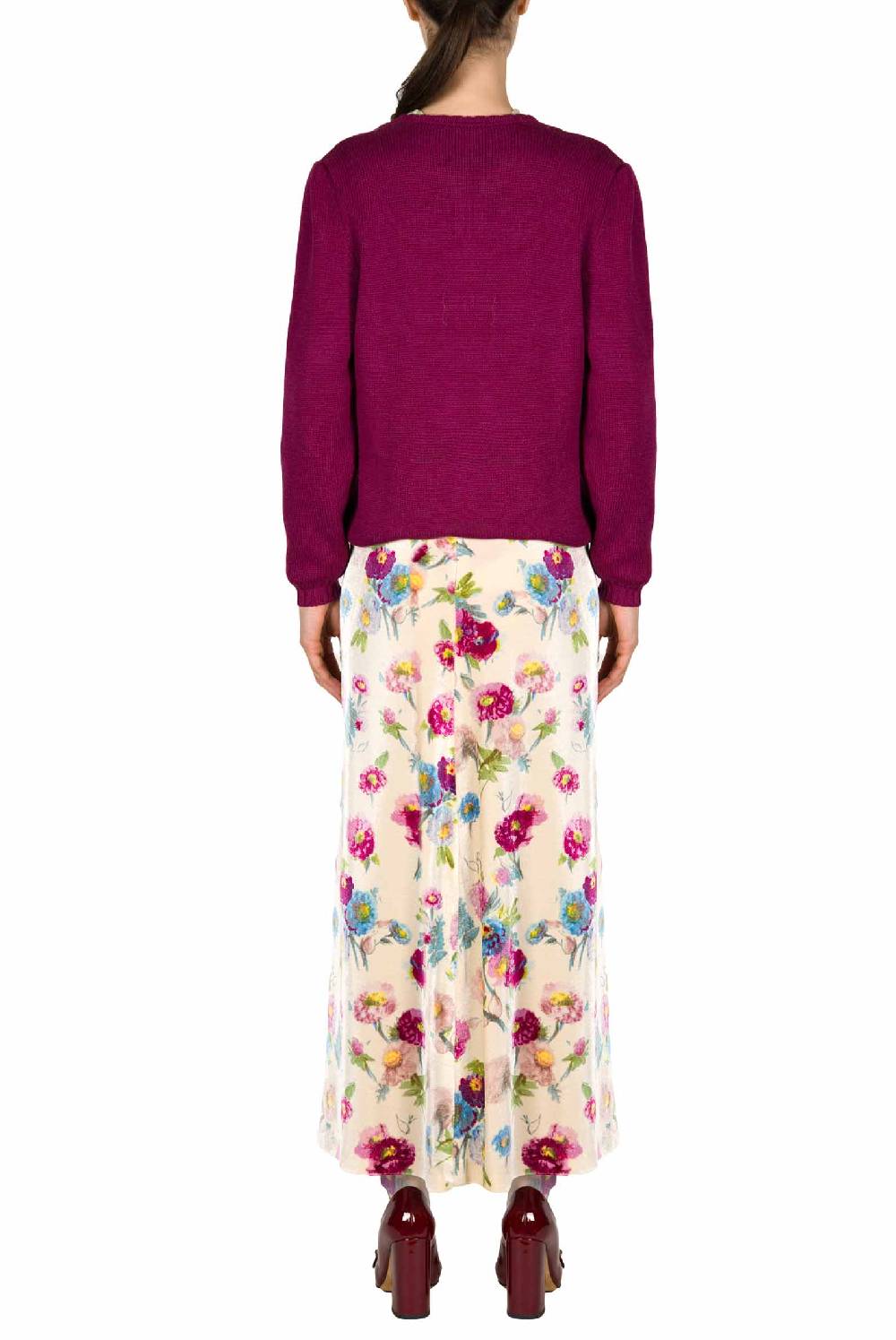 Luisa Beccaria Maglione di lana lavorato a trecce 50% di sconto con spedizione gratuita
