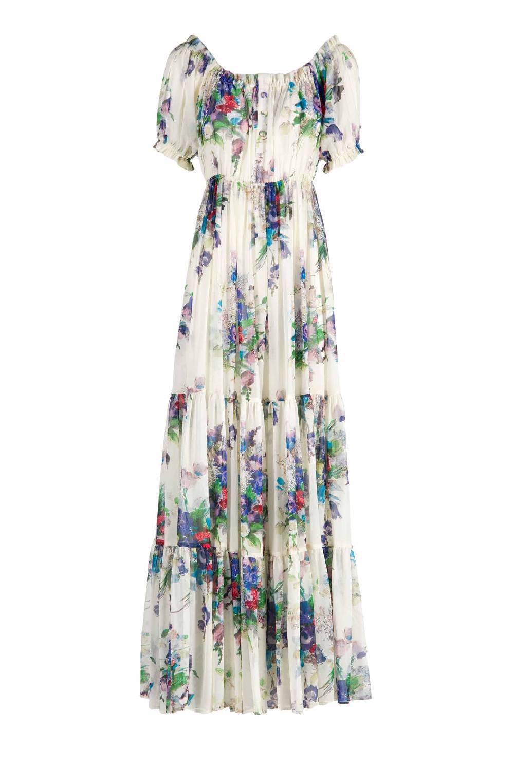 Luisa Beccaria Abito stampato con bouquet floreale