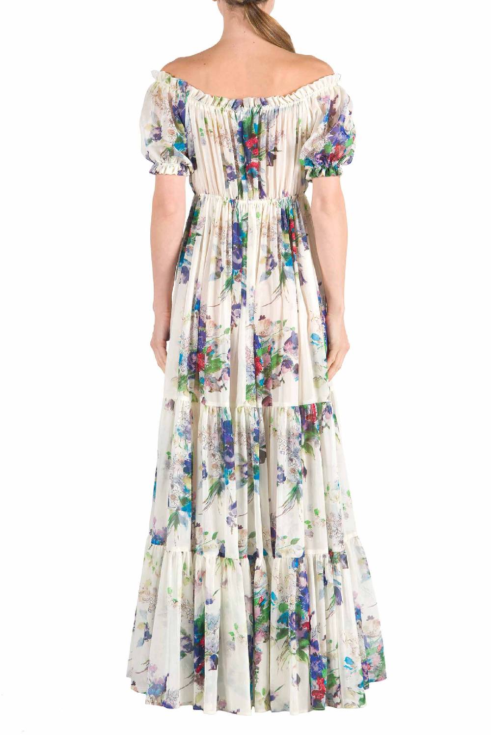 Luisa Beccaria Abito stampato con bouquet floreale Hotsell