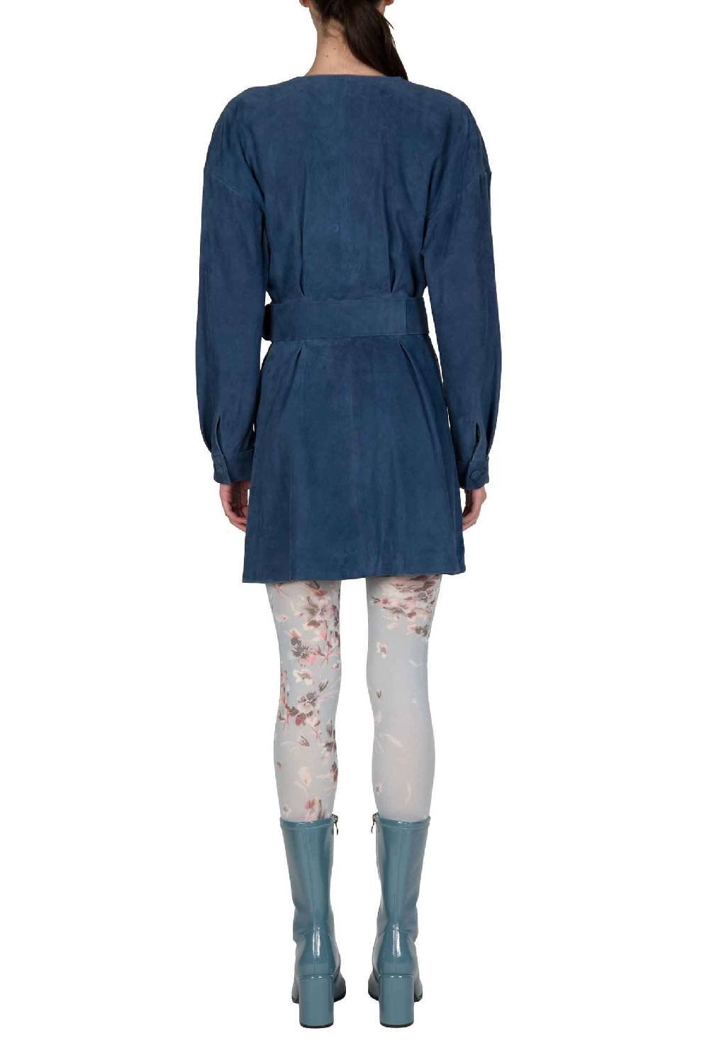 Luisa Beccaria Miniabito in pelle scamosciata Fino al 60% di sconto