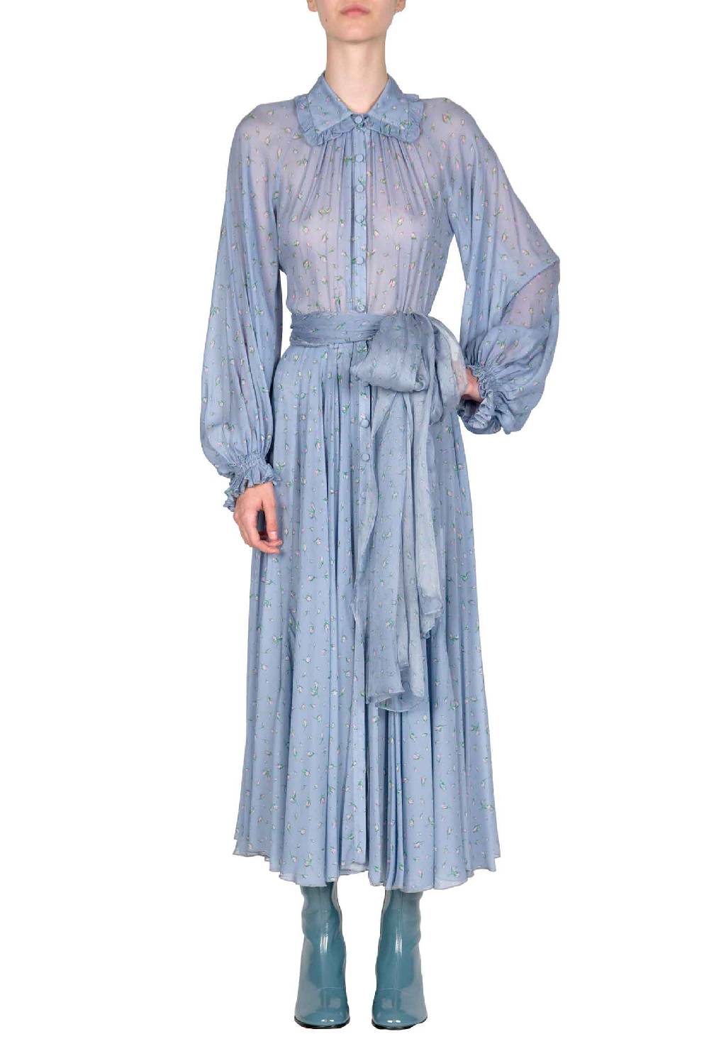 Luisa Beccaria Abito Chemisier midi Winter Garden Fino al 65% di sconto