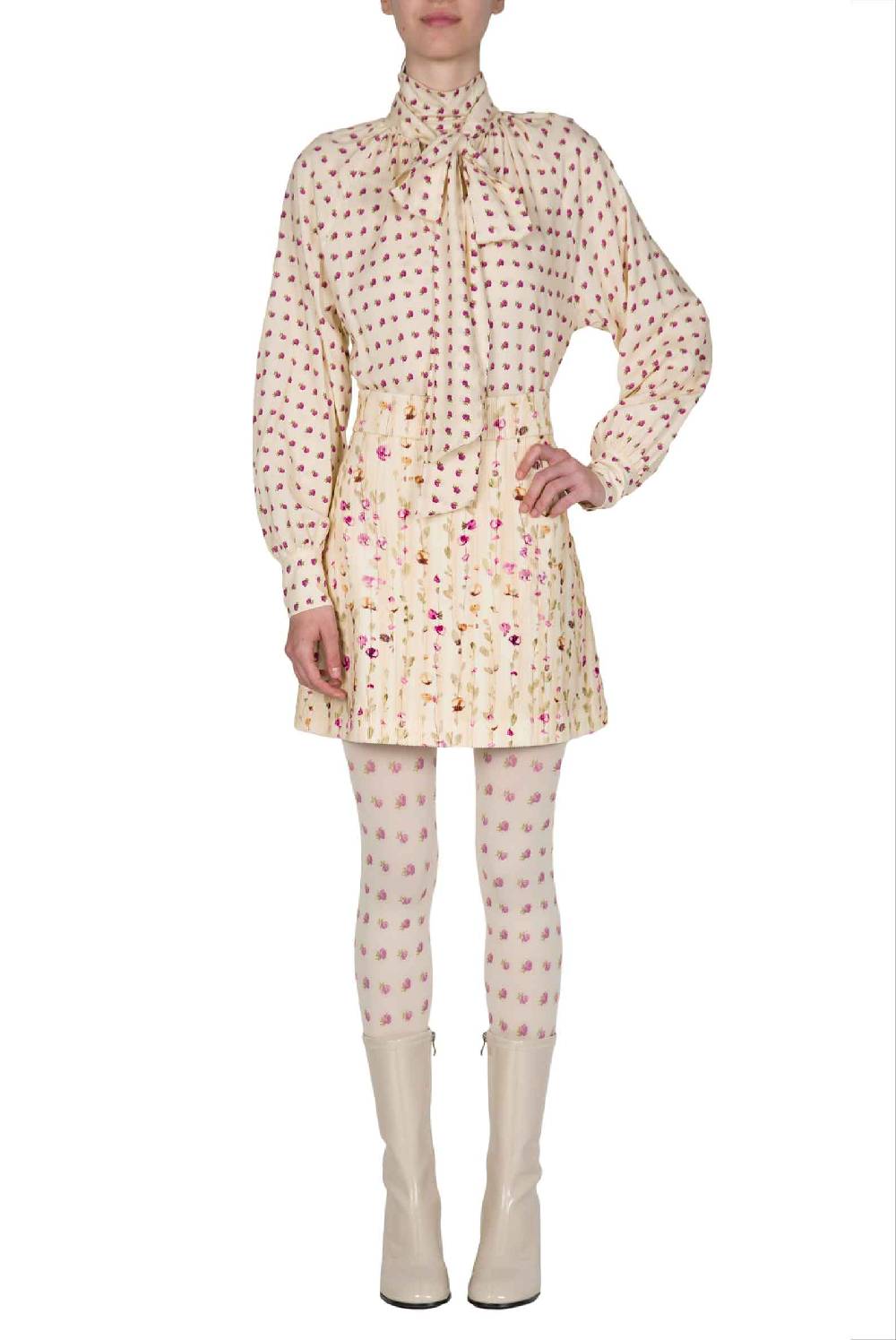 Luisa Beccaria Camicia Vintage Buds Con Dettaglio Fiocco 50% di sconto con spedizione gratuita