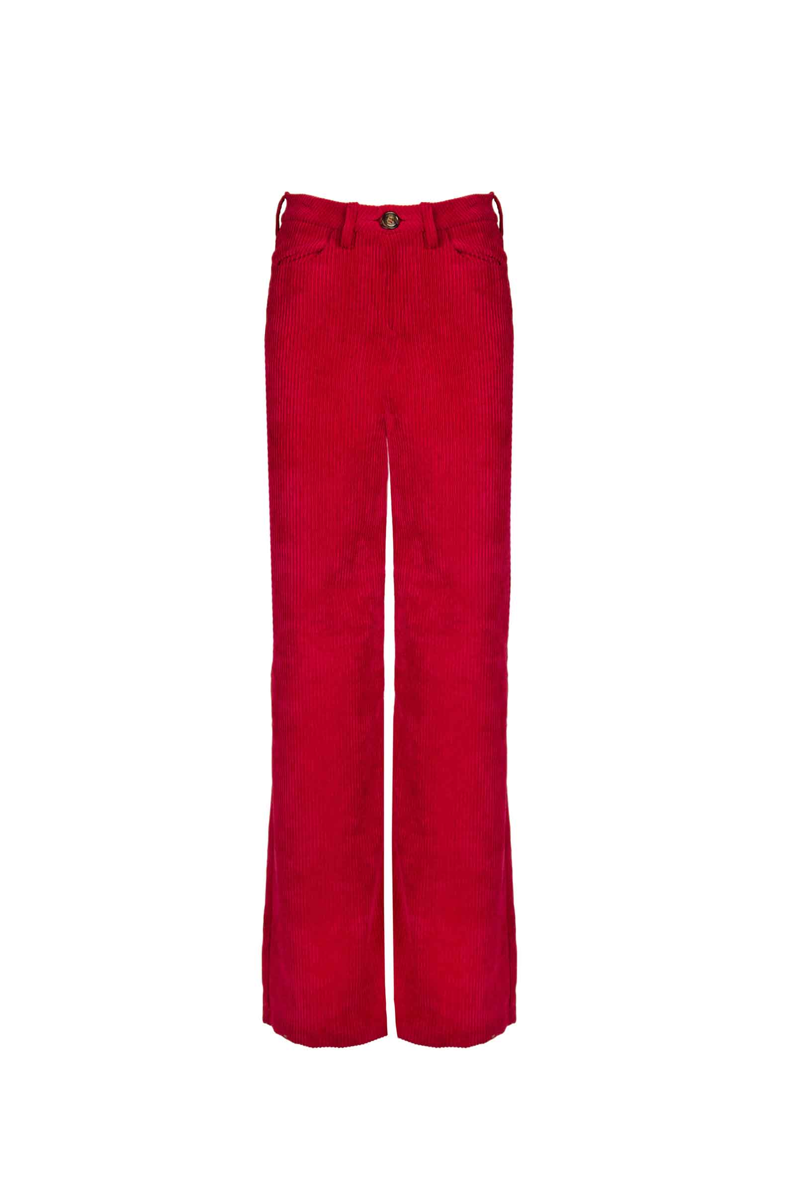 Luisa Beccaria Pantaloni palazzo in velluto a coste 50% di sconto per tempo limitato