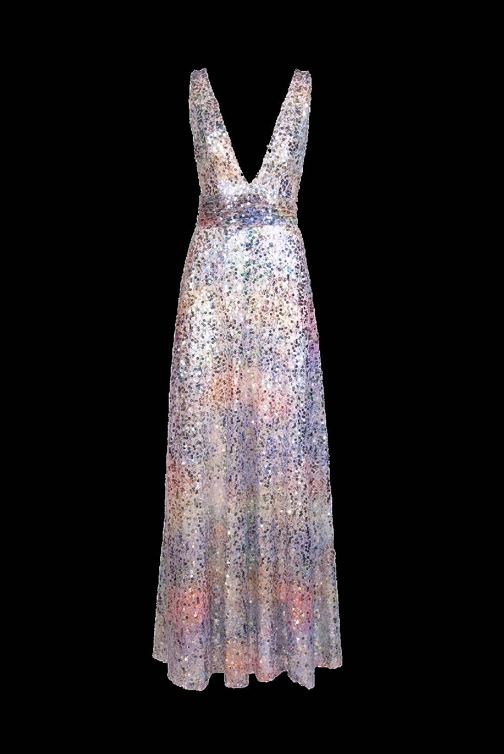 Luisa Beccaria Abito in Paillettes Degradè di Lucilla Spedizione gratuita