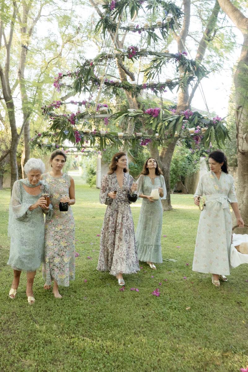 Luisa Beccaria Abito in chiffon di seta floreale Fornitura limitata