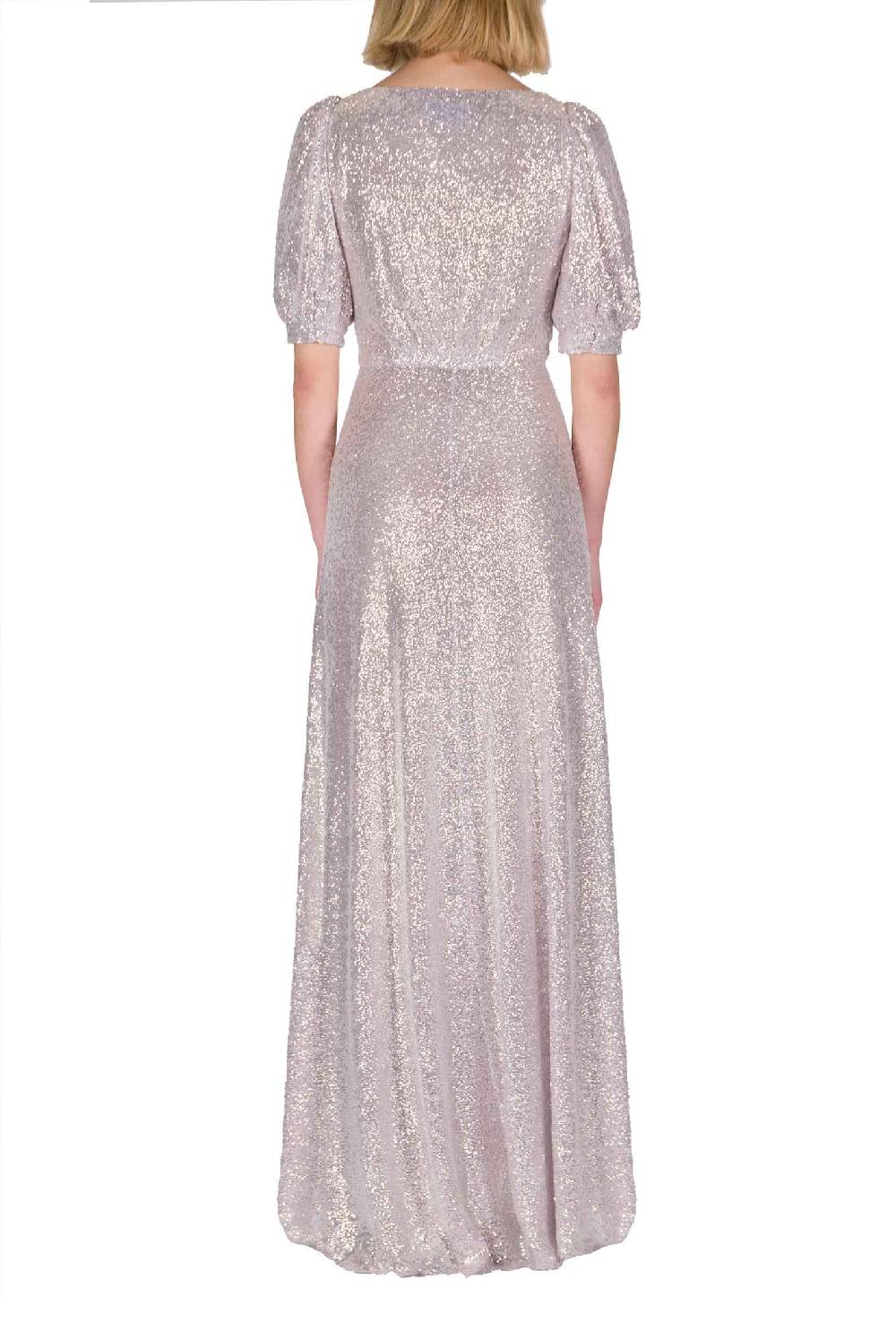 Luisa Beccaria Abito con paillettes bottoncino Prezzo basso