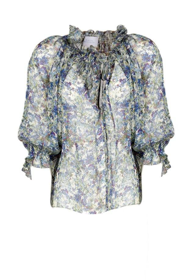 Luisa Beccaria Camicetta stampata in chiffon