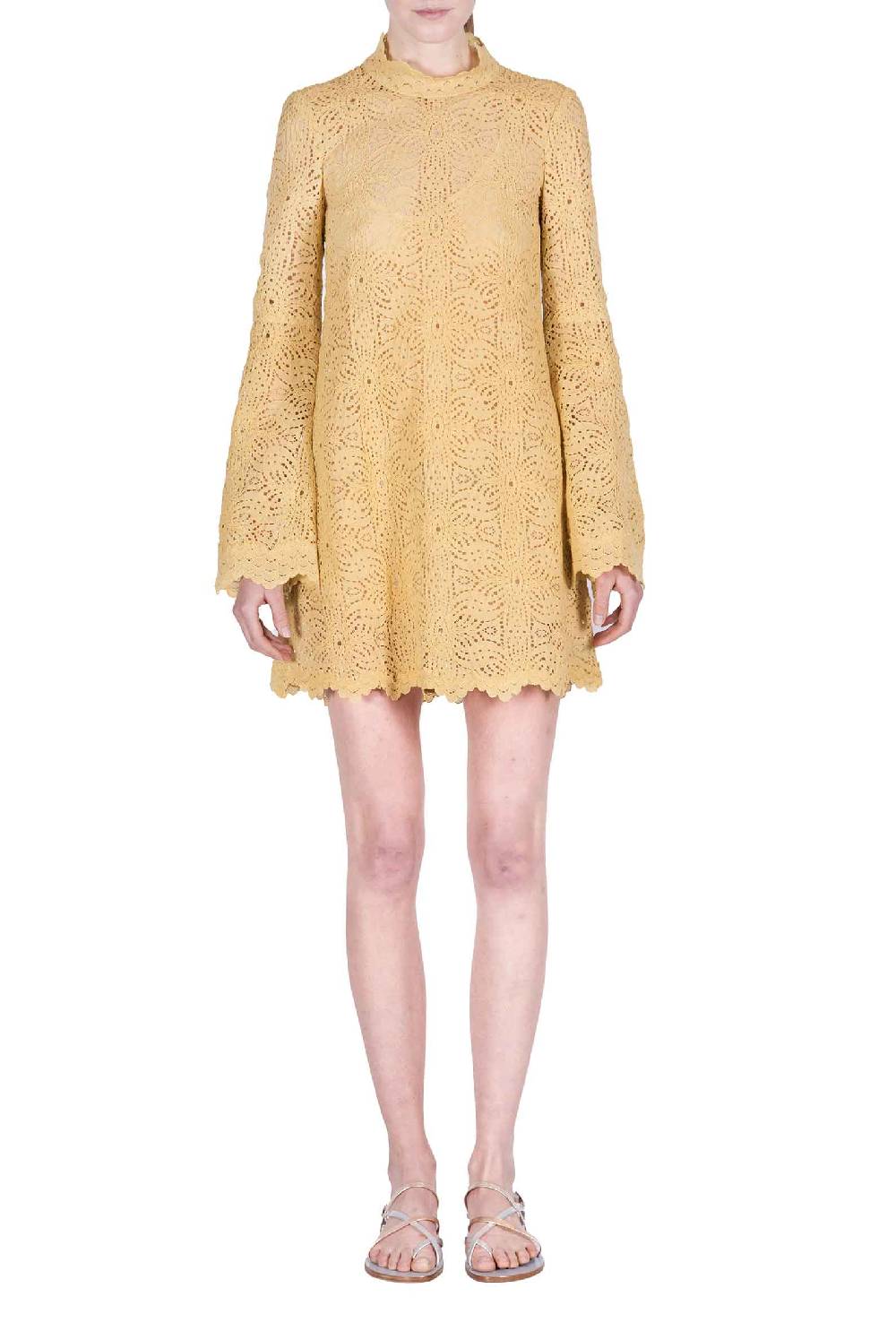 Luisa Beccaria Mini abito in pizzo Nuova