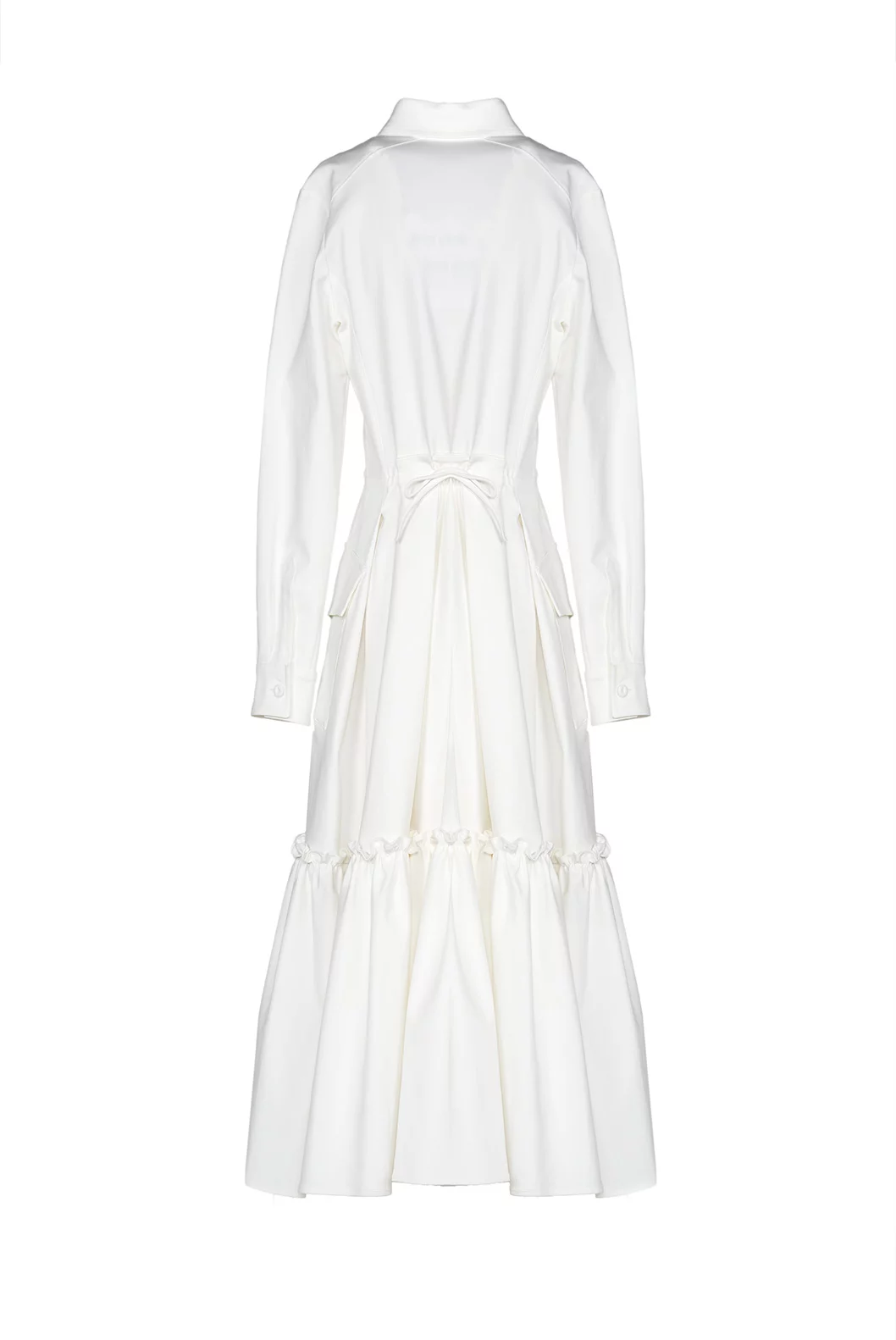 Luisa Beccaria Abito chemisier leggero bianco Black Friday