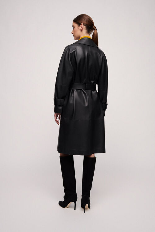 Luisa Spagnoli Velica - Trench in pelle 2025