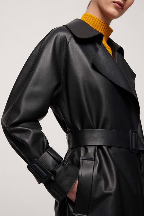 Luisa Spagnoli Velica - Trench in pelle 2025