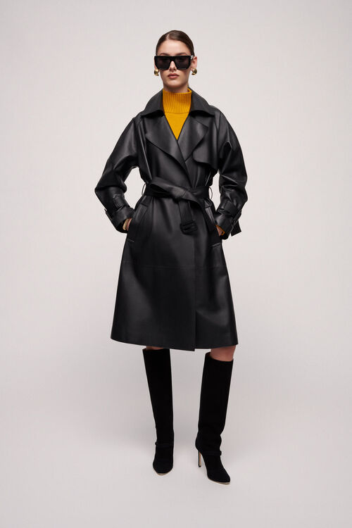 Luisa Spagnoli Velica - Trench in pelle 2025