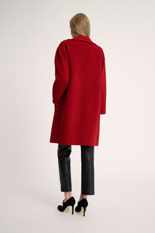 Luisa Spagnoli Scacco - Cappotto in misto lana Italia