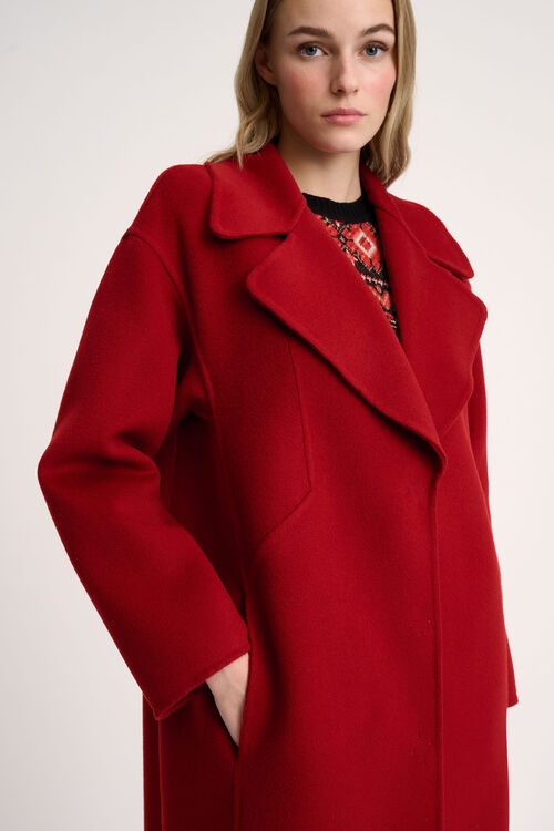 Luisa Spagnoli Scacco - Cappotto in misto lana Italia