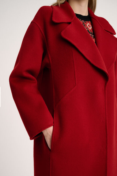 Luisa Spagnoli Scacco - Cappotto in misto lana Italia
