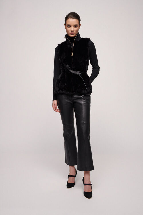 Luisa Spagnoli Mercante - Gilet in eco-pelliccia Nuovo