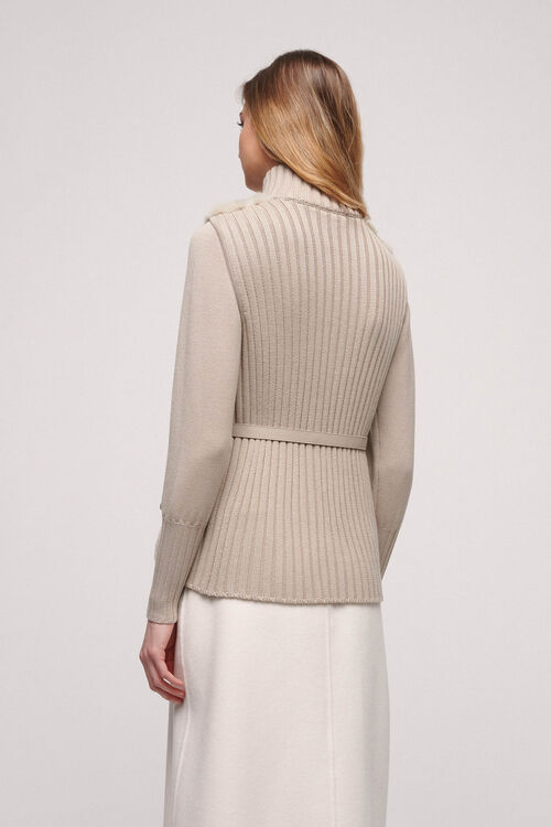 Luisa Spagnoli Mercante - Gilet in eco-pelliccia Qualità