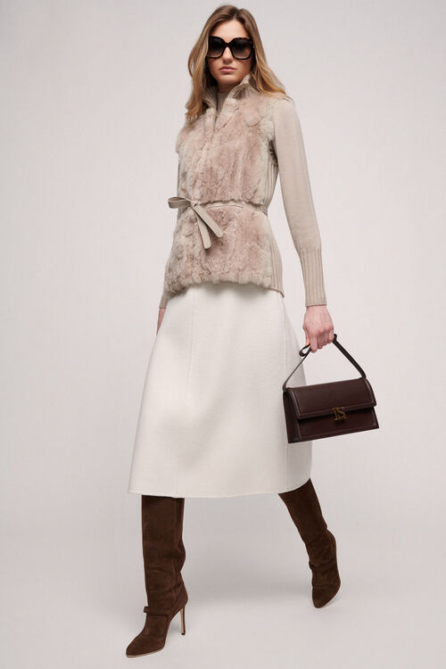 Luisa Spagnoli Mercante - Gilet in eco-pelliccia Qualità