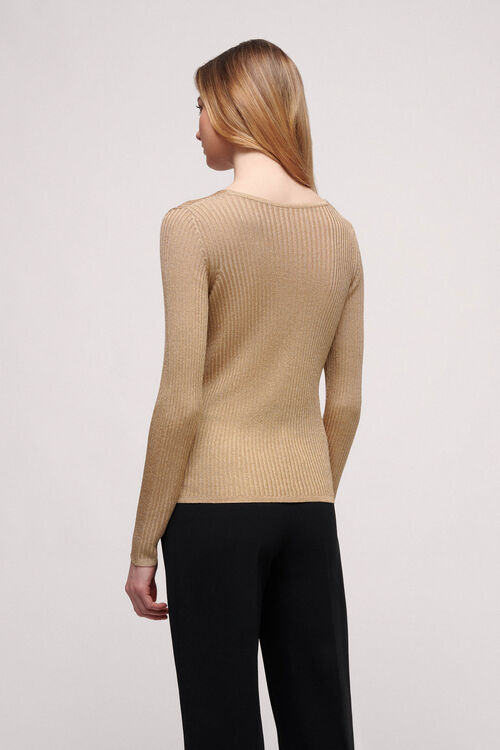Luisa Spagnoli Zelante - Maglia in lurex Presa