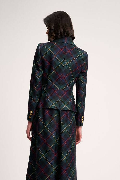 Luisa Spagnoli Soluzione - Blazer tartan Prezzo Ridotto