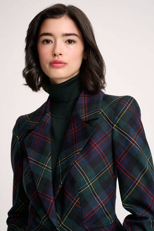 Luisa Spagnoli Soluzione - Blazer tartan Prezzo Ridotto