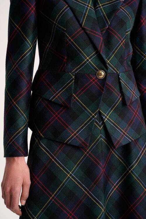 Luisa Spagnoli Soluzione - Blazer tartan Prezzo Ridotto
