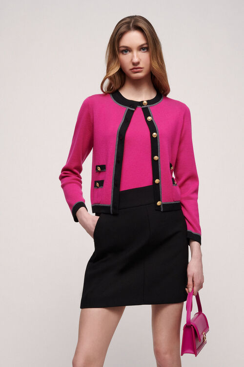 Luisa Spagnoli Memphis - Cardigan bon ton Moda