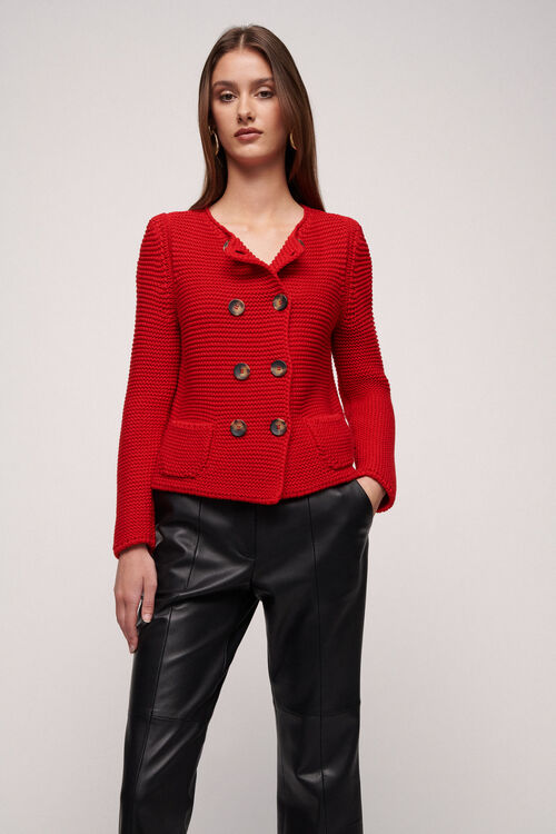 Luisa Spagnoli Mordente - Cardigan in lana Italia