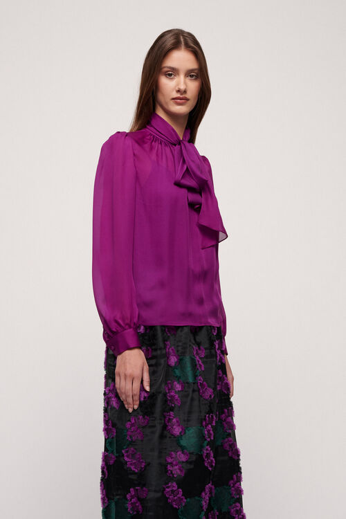 Luisa Spagnoli Luccichio - Camicia in seta Fino Al -60%