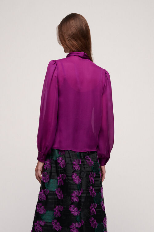 Luisa Spagnoli Luccichio - Camicia in seta Fino Al -60%