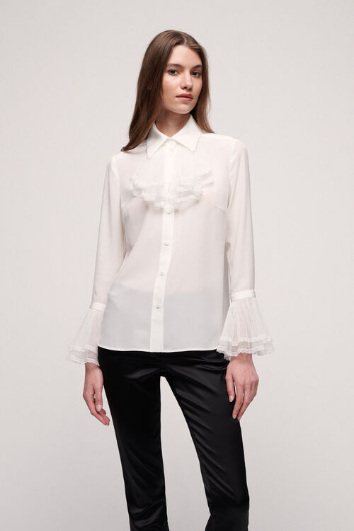 Luisa Spagnoli Laghetto - Camicia in seta Novità