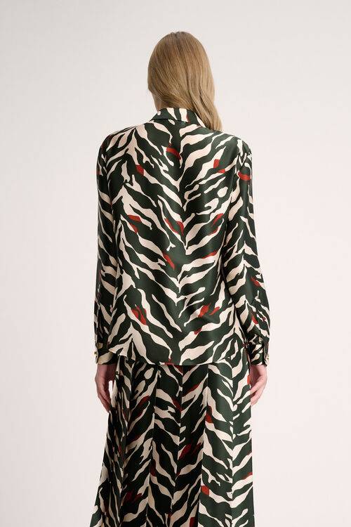 Luisa Spagnoli Lenza - Camicia animalier Presa