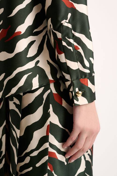 Luisa Spagnoli Lenza - Camicia animalier Presa