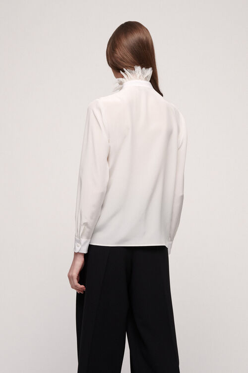 Luisa Spagnoli Lode - Camicia in seta In Vendita