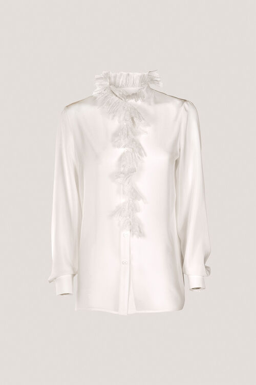 Luisa Spagnoli Lode - Camicia in seta In Vendita