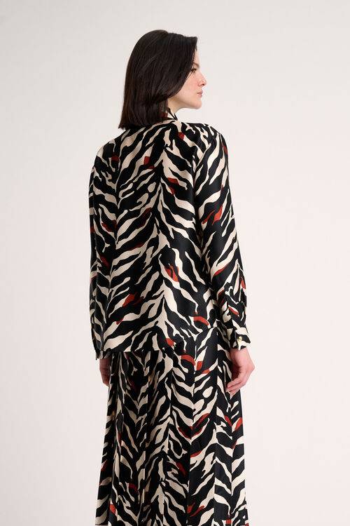Luisa Spagnoli Lenza - Camicia animalier Offerte