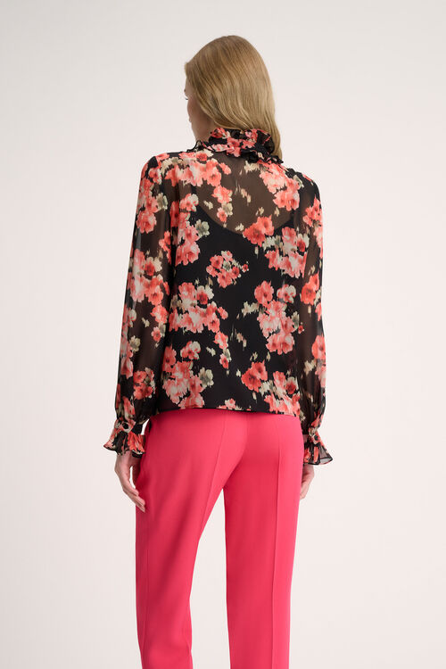 Luisa Spagnoli Lamine - Blusa con volant Hotsell