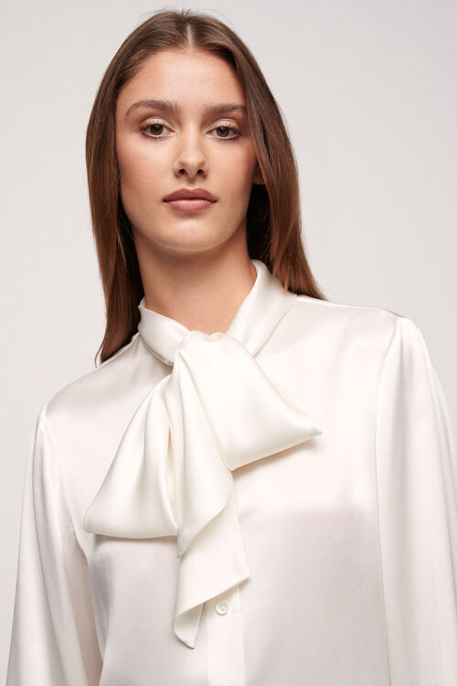 Luisa Spagnoli Lillibet - Camicia in seta Vendita Calda