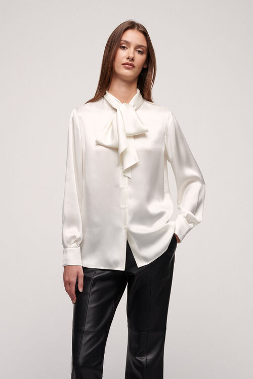 Luisa Spagnoli Lillibet - Camicia in seta Vendita Calda