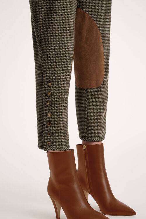 Luisa Spagnoli Olano - Pantaloni pied-de-poule Vendite Flash