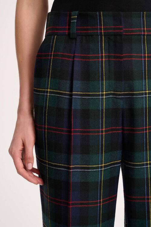 Luisa Spagnoli Ortaggio - Pantaloni tartan In Saldo