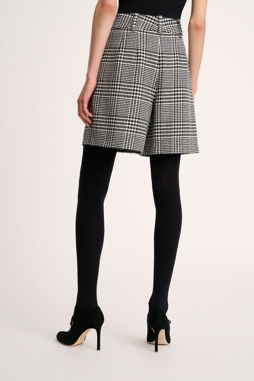 Luisa Spagnoli Otilia - Bermuda pied-de-poule Shopping Online