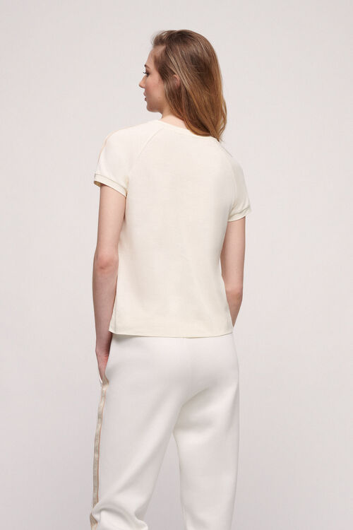 Luisa Spagnoli Lunar - T-shirt in cotone In Saldo