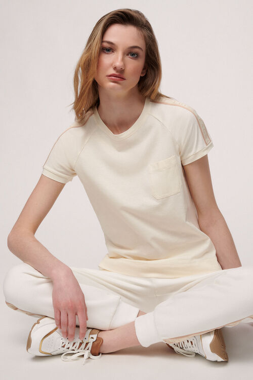 Luisa Spagnoli Lunar - T-shirt in cotone In Saldo